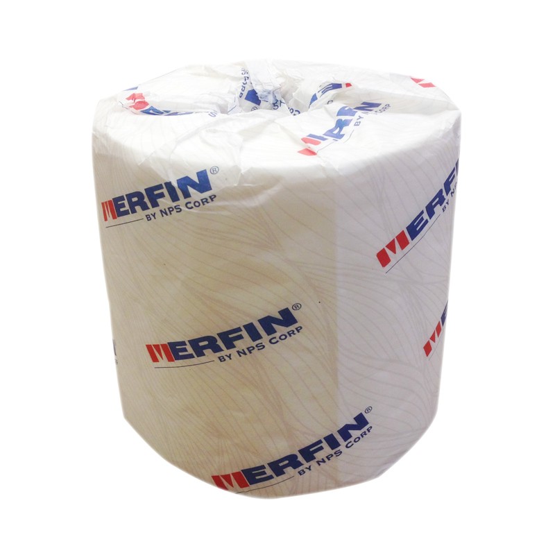 TISSUE TOILET MERFIN 2-PLY 500 SHTS/RL 96/CS - Material Handling & Storage